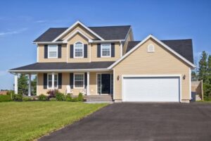 a new asphalt shingle roof on large family home