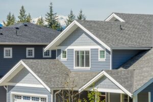 a new asphalt shingle roof on residential home